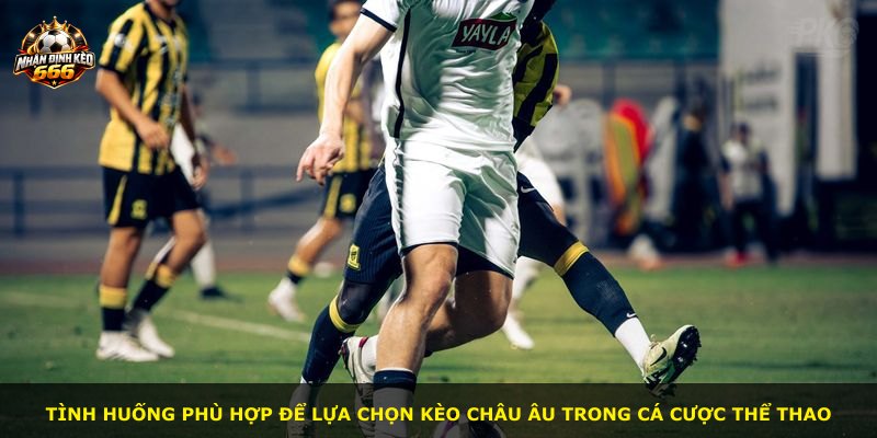 Tình huống phù hợp để lựa chọn kèo châu Âu trong cá cược thể thao