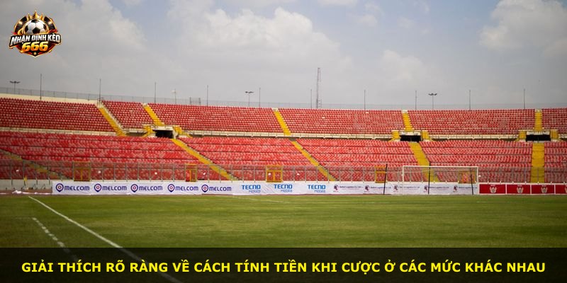 Giải thích rõ ràng về cách tính tiền khi cược ở các mức khác nhau