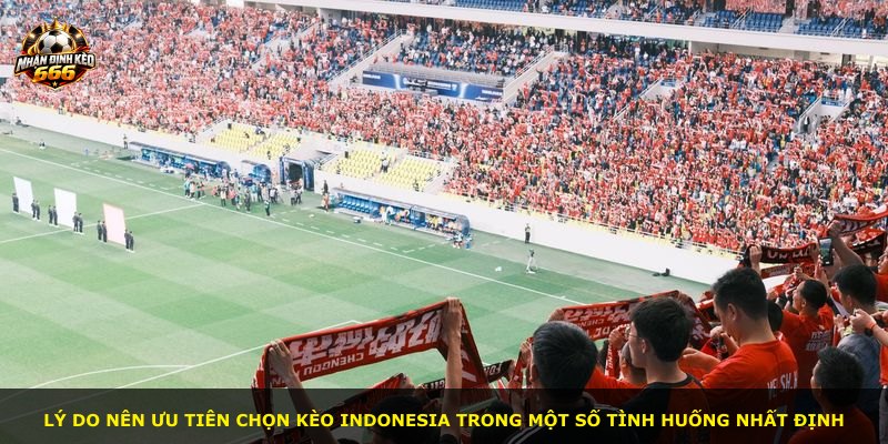 Lý do nên ưu tiên chọn kèo Indonesia trong một số tình huống nhất định
