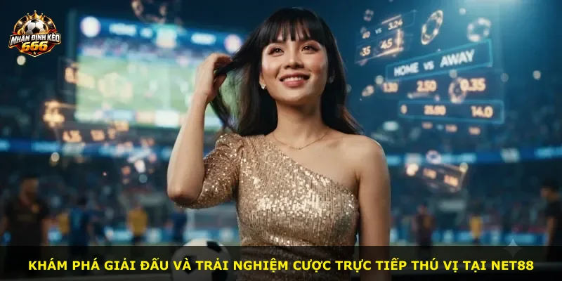 Khám phá giải đấu và trải nghiệm cược trực tiếp thú vị tại Net88
