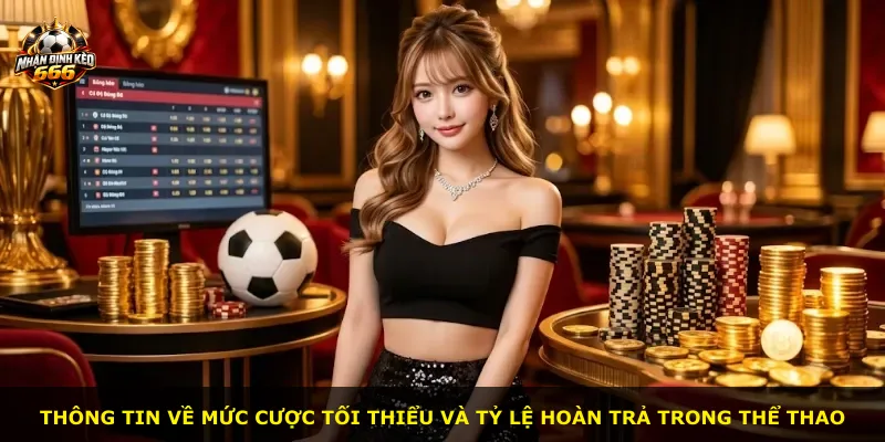 Thông tin về mức cược tối thiểu và tỷ lệ hoàn trả trong thể thao